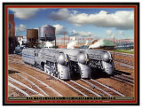 ニューヨーク・セントラル鉄道 20 世紀特急 (New York Central's 20th Cenury Limited) プリント - ラリー・グロスマン ニューヨーク・セントラル鉄道 20 世紀特急 (New York Central's 20th Cenury Limited) プリント - ラリー・グロスマン